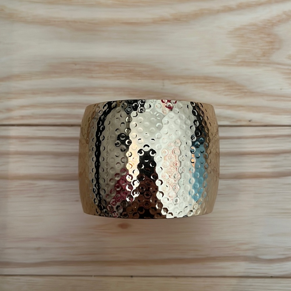 Gold Chunky Bangle Bracelet